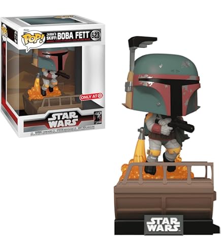 Amazon.com: Funko POP! Star Wars Boba Fett with Slave One